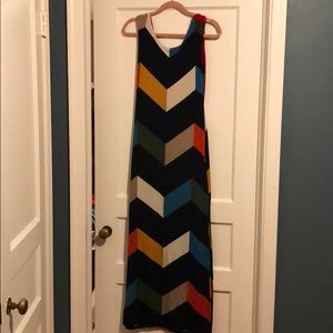 Colorful chevron dress